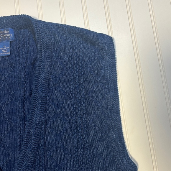 Cambridge classics men’s knitted cardigan 100% cotton size XL - Picture 4 of 5